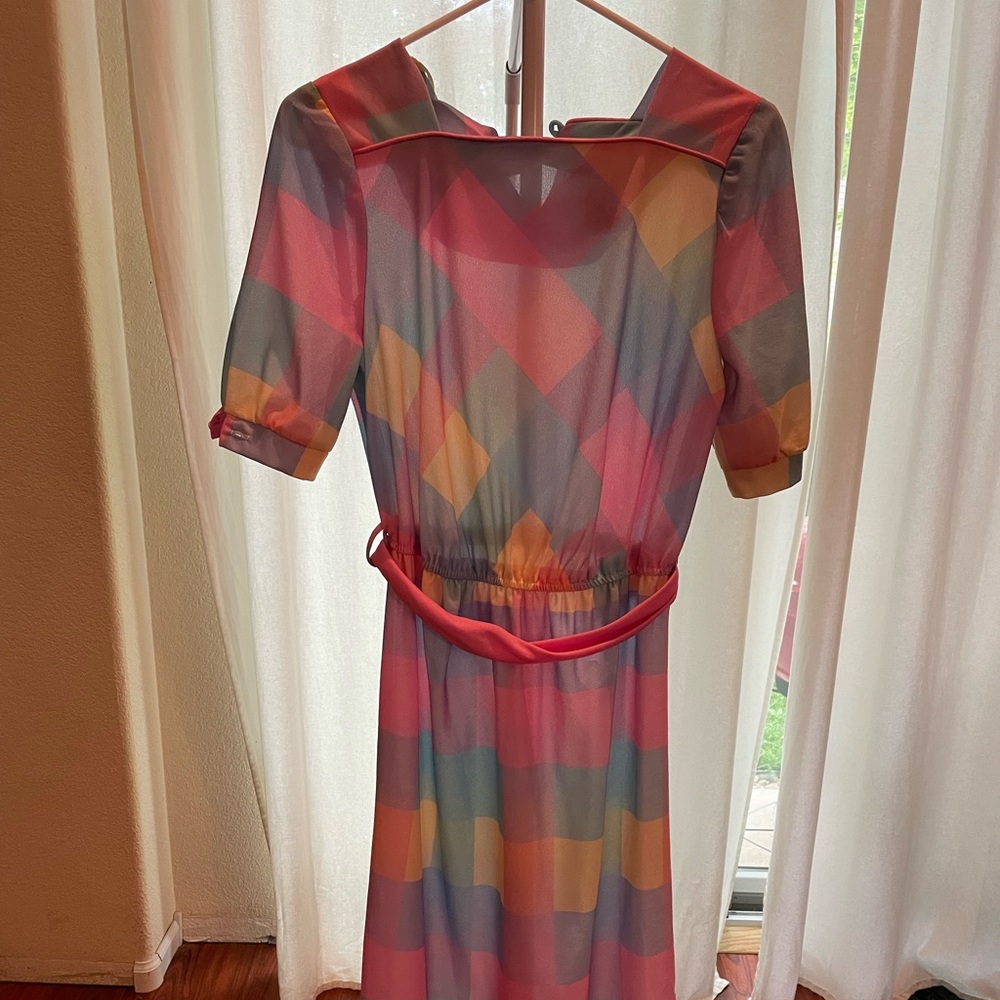 80s Light Colored Dress